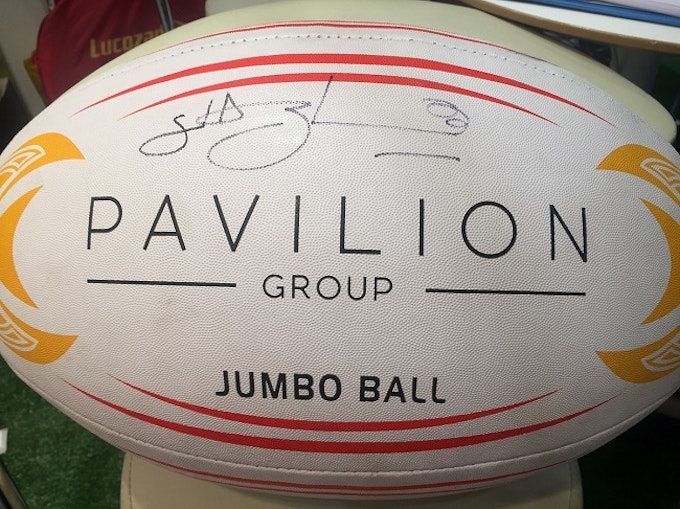 Lawrence-Dallaglio-signed-rugby-ball